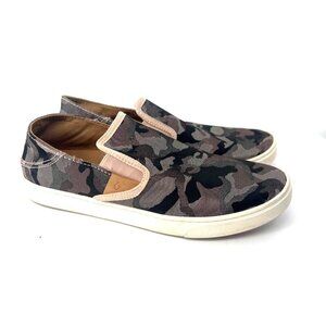 OluKai Womens Soft Pink / Ke Au Camo Pehuea Pai Slip-On Sneakers Size US 10 40